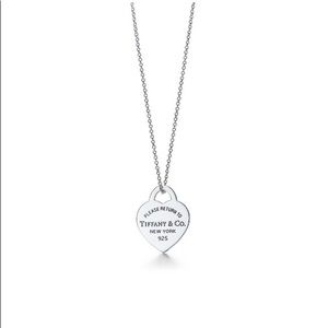 Tiffany heart tag pendant